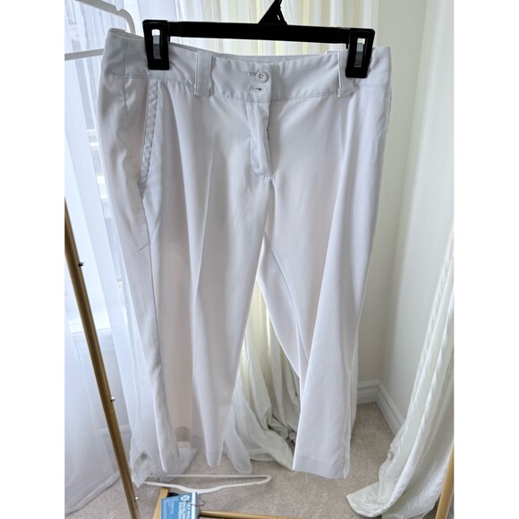 Nike Pants - Nike White Dri-FIT Athletic Shorts